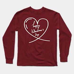 happy valentine's day Long Sleeve T-Shirt